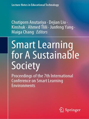 cover image of Smart Learning for a Sustainable Society